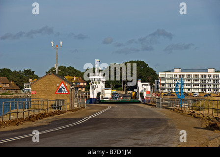 Traghetto Cahin arrivando alla Shell Bay Studland Foto Stock