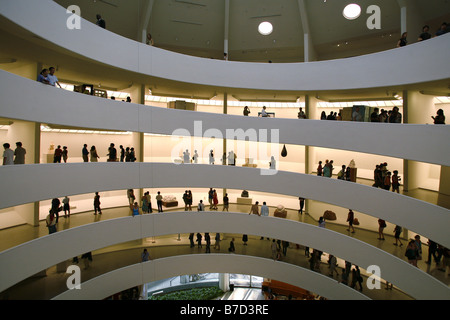 Solomon R Guggenheim Museum di New York City, Stati Uniti d'America Foto Stock