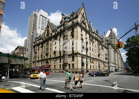 Dakota Building di New York City, Stati Uniti d'America Foto Stock