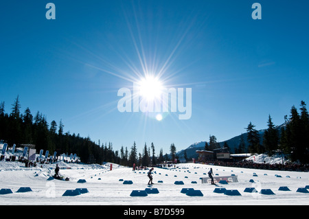 World Cup Nordic evento al 2010 Whistler Olympic Park Foto Stock