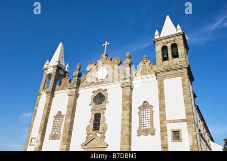Chiesa di Salvador Alcacovas Alentejo Portogallo Foto Stock