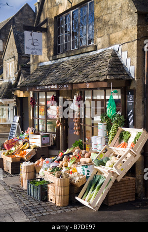 Cotswold Broadway di mercato Foto Stock