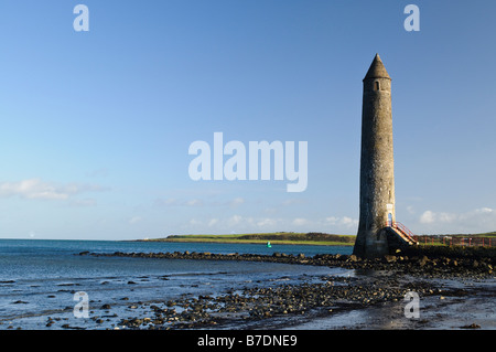 Chaine Memorial roundtower, Larne Foto Stock