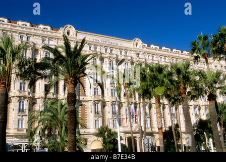 Il prestigioso Carlton palace hotel di La Croisette di Cannes Foto Stock