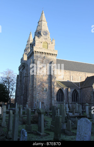 Vista esterna del st machar la cattedrale di Aberdeen Scotland gennaio 2009 Foto Stock