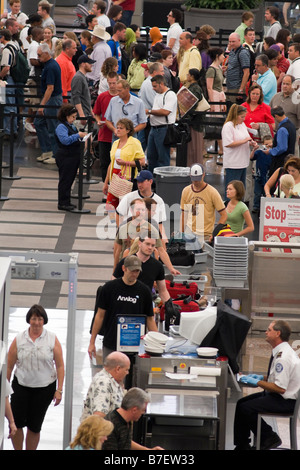 Aeroporto linee Foto Stock