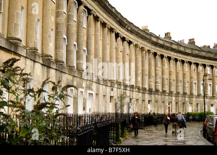 Royal Crescent , bagno , Inghilterra Foto Stock