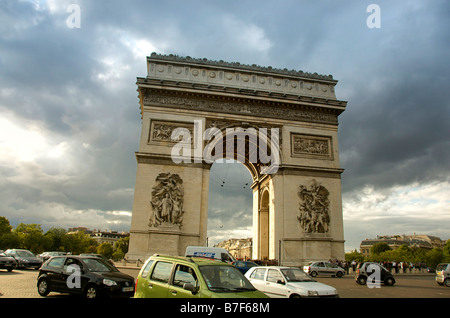 Arco di Trionfo, Parigi, Francia, Europa Foto Stock