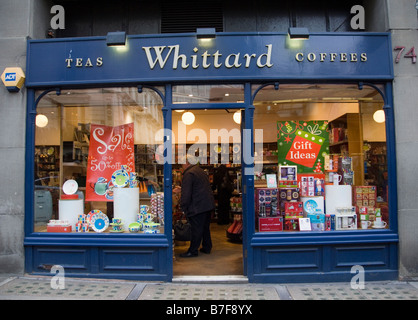 Whittard Shop Front, Moorgate, Londra Foto Stock