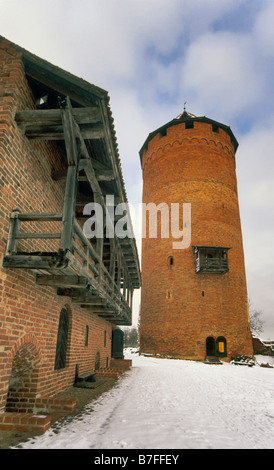 Castello Turaida vicino a Sigulda in Sigulda Parco Nazionale della Lettonia Foto Stock