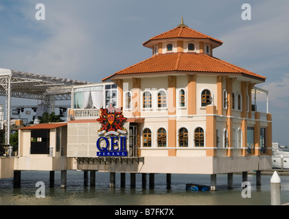 Waterfront sede di Church Street Pier, Penang, Malaysia Foto Stock