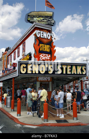 Geno di bistecche, Philadelphia, Pennsylvania, STATI UNITI D'AMERICA Foto Stock