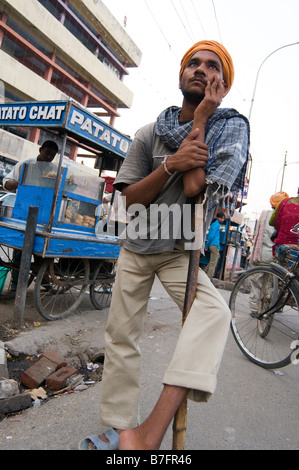 Scena di strada di Amritsar. Nord del Punjab. India. Foto Stock