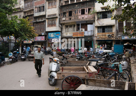 Scena di strada di Amritsar. Nord del Punjab. India. Foto Stock