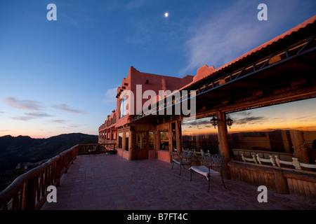 Posada Barrancas Mirador Hotel Divisadero Canyon di rame Chihuahua in Messico Foto Stock