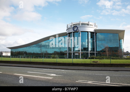 O2 Call Center in Preston Brook CHESHIRE REGNO UNITO Foto Stock
