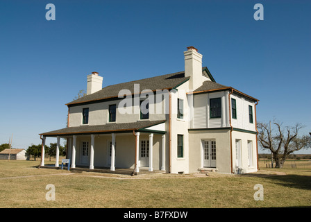 Storico Forte Reno in El Reno, Oklahoma, Stati Uniti d'America. Foto Stock