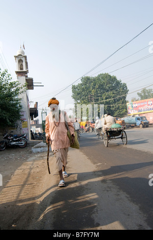 Scena di strada di Amritsar. Nord del Punjab. India. Foto Stock