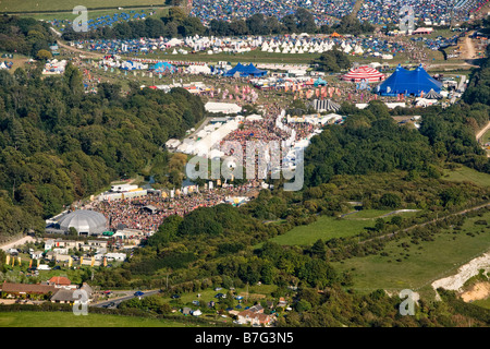 Il Bestival dall'aria, Isola di Wight Foto Stock