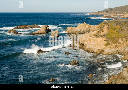 Rocky Garrapata State Park, California Coast Foto Stock