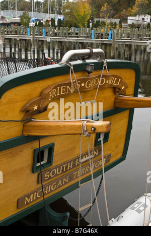 Gli amici di buona volontà, Michigan Maritime Museum in Sud Haven, Michigan, Stati Uniti d'America. Foto Stock