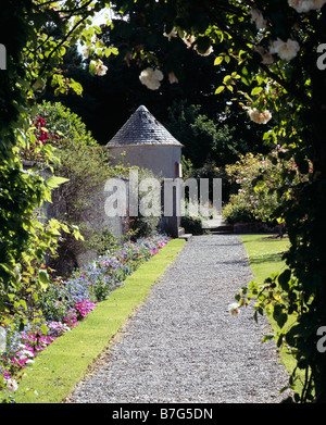 Il Giardino di Hill House, Helensburgh. Argyll and Bute. La Scozia. Regno Unito. Foto Stock