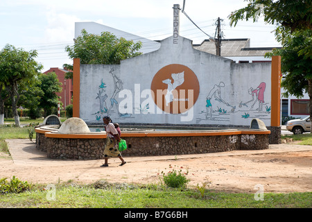 Monumento della città di Inhambane in Mozambico. Foto Stock