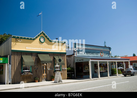 Reef storico Cottage Bed & Breakfast e il cafe, Broadway, Reefton, Buller District, West Coast, Nuova Zelanda Foto Stock