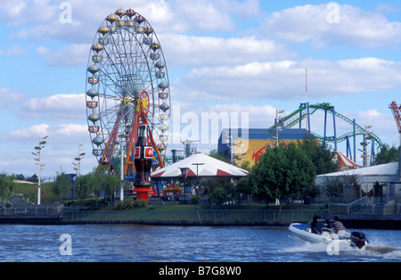 Parque de la costa tigre Rio Parana Delta piastra rio buenos aires argentina Foto Stock