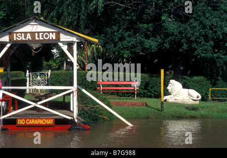 Rio Parana Delta piastra rio buenos aires argentina Foto Stock