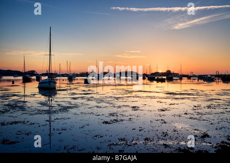 Yachts a Bembridge porto Isola di Wight Foto Stock