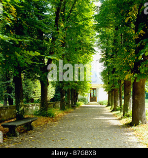 Napoleone padiglione estivo presso Chateau de la Malmaison castello e parco Francia Foto Stock