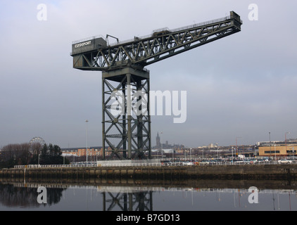 Finnieston gru glasgow Scozia Dicembre 2008 Foto Stock