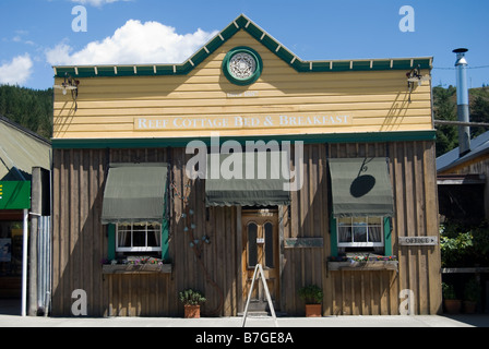 Reef storico Cottage Bed & Breakfast, Broadway, Reefton, Buller District, West Coast, Nuova Zelanda Foto Stock