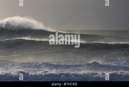 Il mare in tempesta Foto Stock