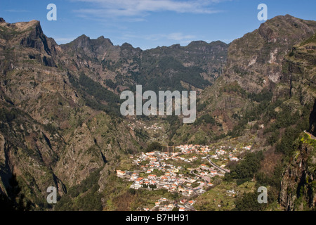 Curral das Freira aka Valle delle Monache, Madeirs Foto Stock