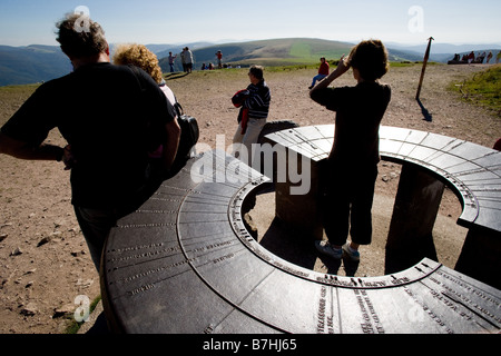 Il Hohneck è la terza più alta montagna del Vosges con 1363 m Foto Stock