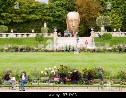 In estate il Jardin du Luxembourg a Parigi, Francia Europa Foto Stock