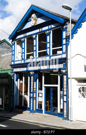 dh Hay on Wye libreria POWYS WALES Victoria negozi librerie Richard Booth libreria negozi librerie edificio Foto Stock