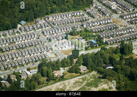 Tratto alloggiamento, Fraser Valley, Maple Ridge Area, della Columbia britannica in Canada Foto Stock