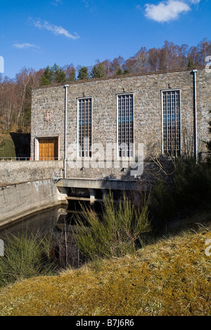 Dh Tummel bridge STRATHTUMMEL PERTHSHIRE Idro Elettrica della stazione di alimentazione Foto Stock