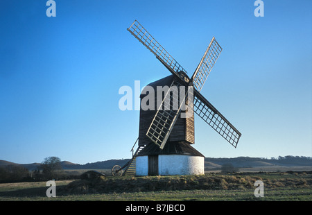 Pitstone Windmill nel Buckinghamshire probabilmente il più antico mulino a vento nel Regno Unito circa 1627 Foto Stock