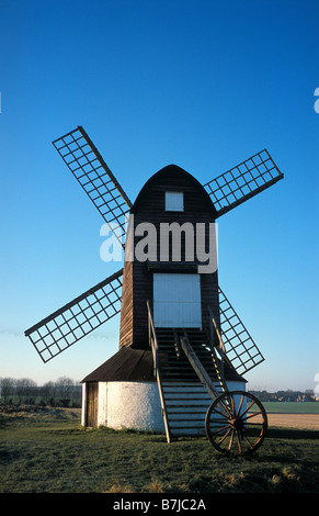 Pitstone Windmill nel Buckinghamshire probabilmente il più antico mulino a vento nel Regno Unito circa 1627 Foto Stock