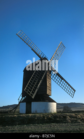 Pitstone Windmill nel Buckinghamshire probabilmente il più antico mulino a vento nel Regno Unito circa 1627 Foto Stock