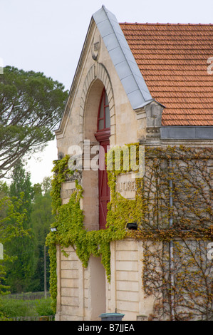 Edificio della cantina chateau la garde pessac leognan graves bordeaux francia Foto Stock