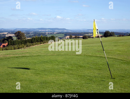 Campo da golf, Kington, Herefordshire Foto Stock