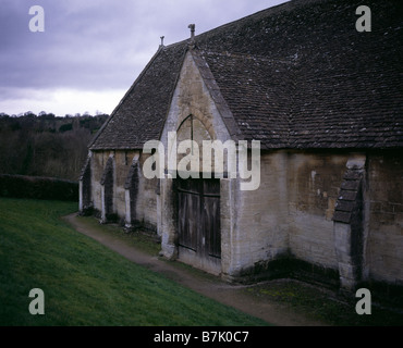 Antica sala Tithe Barn Bradford on Avon, Somerset, Regno Unito Foto Stock