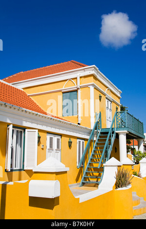 Ufficio di monumenti della capitale Oranjestad Aruba città dei Caraibi Foto Stock