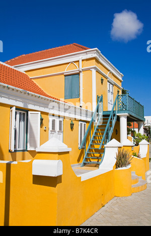 Ufficio di monumenti della capitale Oranjestad Aruba città dei Caraibi Foto Stock