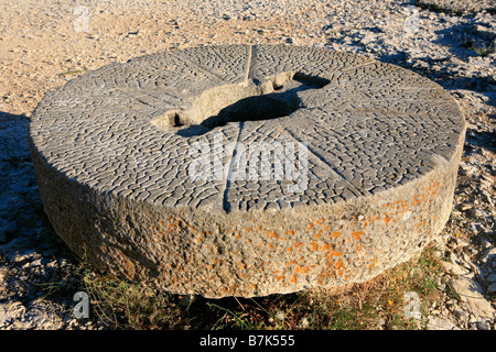 Macina di Alphonse Daudet il mulino a vento a Fontvieille, Francia Foto Stock